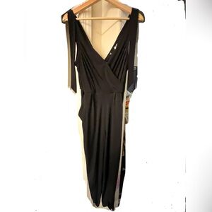 Black BCBGeneration jumpsuit sleeveless dress